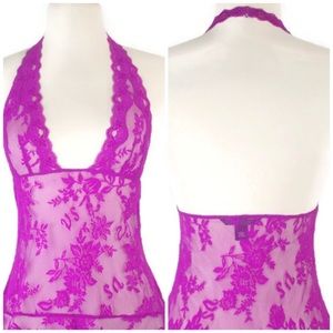 Victoria's Secret Halter Lace Babydoll NWOT